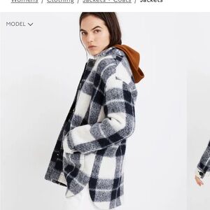 Madewell Walton Shirt Coat